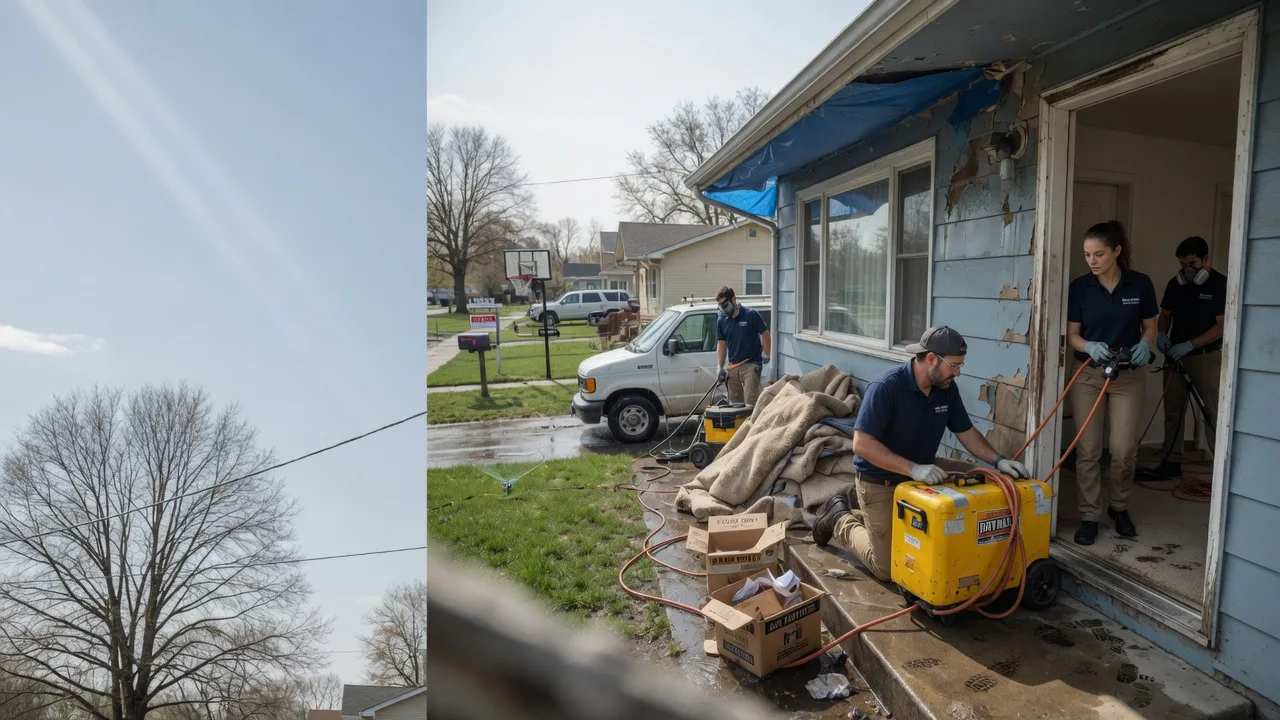Basement Flood Cleanup in Greens Fork, IN near me